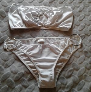Bikini with silver loops